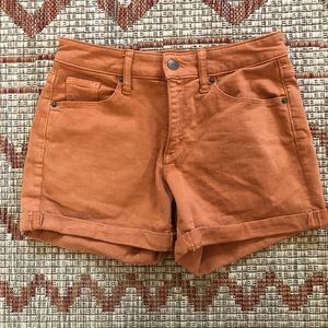 Universal Thread Orange Denim Shorts